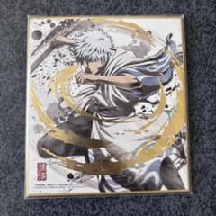 銀魂 色紙ART No.01 SR 坂田銀時 描き下ろしイラスト 箔押し仕様