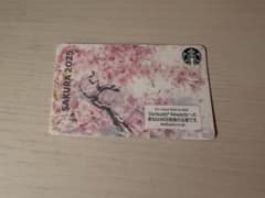 スターバックスカード さくら2025 パープルグラデーション pin未削り残高0