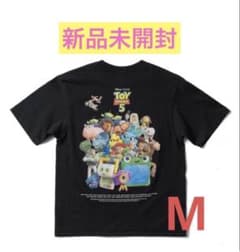 ZOZOTOWN555枚限定 トイ・ストーリー5 大集合Tシャツ ブラック Mのサムネイル