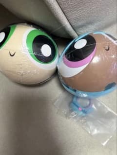 파워 퍼프 걸즈 BIG 캡 캐릭터 2 종 세트 버터 컵 브리스
