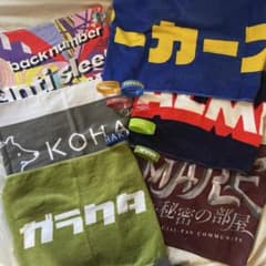 バンドグッズまとめ売り！ タオル ラババン キーホルダー バラ売り不可 邦ロック インディーズ バンド タオル ラバーバンド キーホルダー