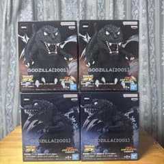 ゴジラ 2001 鎮座獣EX フィギュア 4点セット