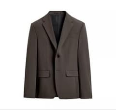 ZARA メンズ スーツ セットアップ ダークグレーのサムネイル