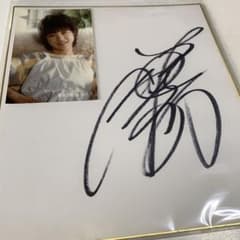 松田聖子直筆サイン色紙 日本武道館 1984 .12 .16 - メルカリ