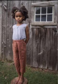 SOOR PLOOM JANE TROUSERS 4Y HENNAのサムネイル