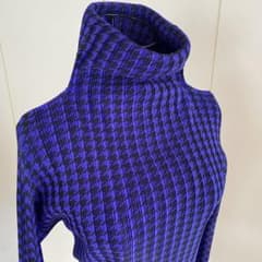 PLEATS PLEASE 千島柄 タートルネック ハイネック トップス - メルカリ