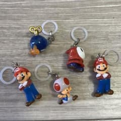 めじるしチャームマリオ 5点セットのサムネイル