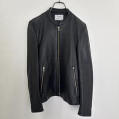 R00531 ステュディオス レザージャケット ラムレザー シングル