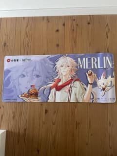 FGO ピザハットコラボ マーリン デスクマット 公式品のサムネイル