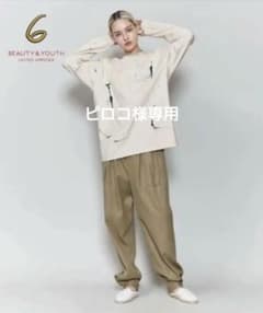 【 roku 】DRIPPING LONG SLEEVE PULLOVERのサムネイル
