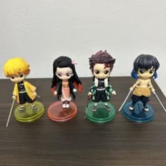 鬼滅の刃 フィギュア 4体セットQ posketのミニサイズ版（全長約7cm）