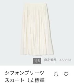 シフォンプリーツスカートのサムネイル