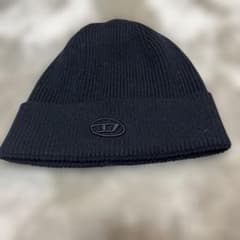 DIESEL ブラック ニット帽のサムネイル