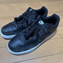 NIKE COURT VISION LOW ブラック 箱無し25cmのサムネイル