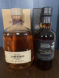 サントリー 山崎蒸溜所 シングルモルト ウイスキー 2本セット - メルカリ
