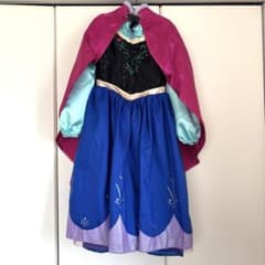 【新品未使用 タグ付き】ディズニーストア公式 アナ コスチューム 120のサムネイル