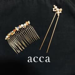 2点セット♡acca♡カラフルベリーコーム&クリアヘアスティックのサムネイル