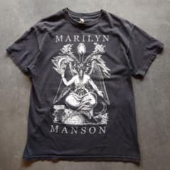 マリリンマンソン ビンテージ バフォメット 両面 Tシャツ M アル 
