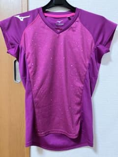 Mizuno ピンク Vネック Sサイズ スポーツウェアのサムネイル