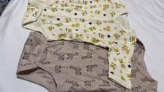 H&M ベビー ロンパース 2枚セット 犬 キリンのサムネイル