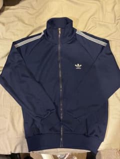 adidas ネイビー トラックジャケット デサント規格のサムネイル