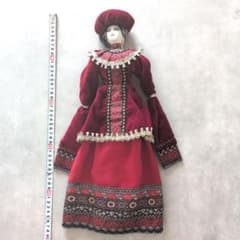 ロシア民族衣装 ヴィンテージ　ポーセリンドール（ 陶器人形）のサムネイル