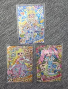 ひみつのアイプリリング1弾 2弾ひまり みつきレアカード3枚セットのサムネイル
