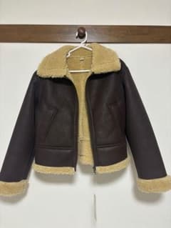 GU ムートンタッチフライトジャケット ダークブラウン Mのサムネイル