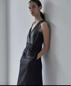 CITY studious クリアコットンサロペットワンピース  GREYのサムネイル