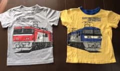 JR貨物  桃太郎  金太郎　110cm　半袖Tシャツセットのサムネイル