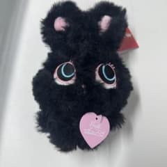 foxy illustrations カラビナ付ぬいぐるみがま口ポーチ - メルカリ