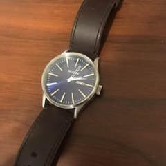 NIXON ブラックベルト 黒盤 茶色のサムネイル