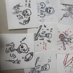 音符・ハサミデザインタトゥーシールセットのサムネイル