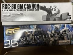 RG Hi-νガンダム+ MG ジムキャノン　2体 RG Hi-νガンダム+ MG ジムキャノン 2体 - メルカリ