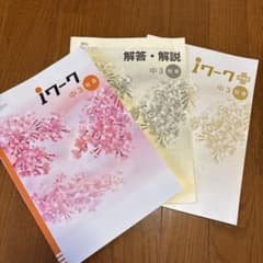【新品.未使用】iワーク 中3 社会3点セット 高校受験参考書のサムネイル