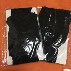 ガーターストッキング  黒の編みタイプ  新品  大きいサイズのサムネイル