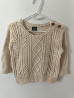 babyGap ケーブルニット セーター ベージュのサムネイル