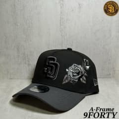 【海外限定】 パドレス 9FORTY ブラック＆グラファイト ローズ キャップ 海外限定】 パドレス 9FORTY ブラック＆グラファイト ローズ キャップ