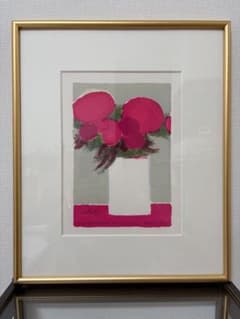 極美品】 ベルナール・カトラン 「春の花束」 額装 開業記念品 完品 箱