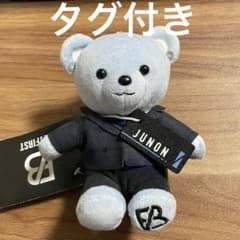 BE:FIRST JUNON ジュノン くま ぬいぐるみ 大 青 ブルー - メルカリ