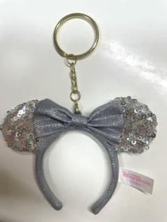 ディズニー カチューシャ キーホルダー シルバー ミニーのサムネイル