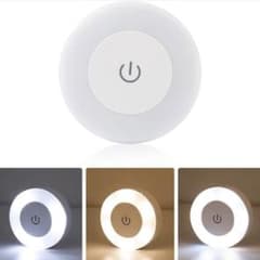 ミニLEDナイトライト タッチ式 3色切替 充電式のサムネイル