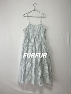 furfur 파퍼 자가드 원피스 one size