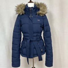 Hollister サイズS ネイビー ダウンコート 新品・タグ付き - メルカリ