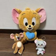 톰과 제리 봉제 장난감 열쇠 고리 덤 포함!