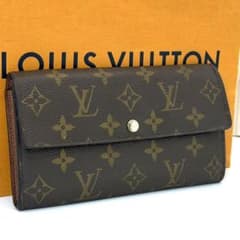 良品 ルイヴィトン モノグラム ポルトフォイユ サラ 財布 10カード 茶 . 良品 ルイヴィトン モノグラム ポルトフォイユ サラ 10カード 財布