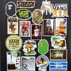 【美品】Stussy Vans Bathing Ape ステッカー20枚セットのサムネイル