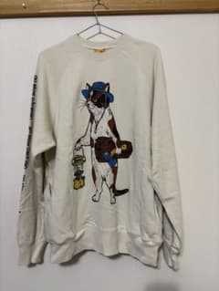 go slow caravan ネコキャンプ柄 スウェットのサムネイル