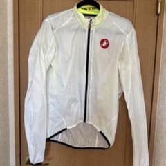 Castelli サイクルジャケット ホワイト　ウインドブレーカーのサムネイル