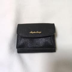 Legato Largo 三つ折り財布 ブラック 美品のサムネイル